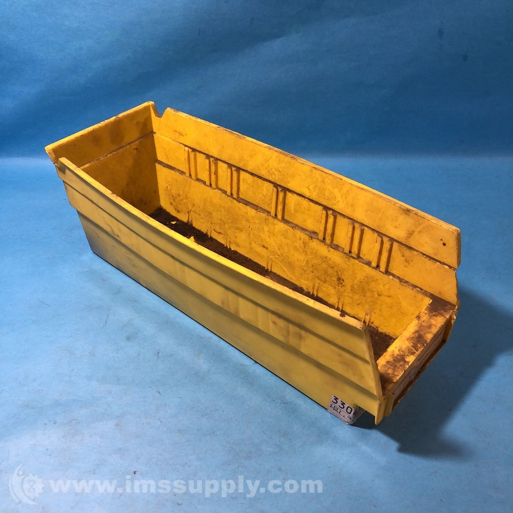 Akro Mils 30-120 Shelf Bin, Yellow 9118