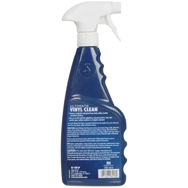 Star Brite Ultimate Vinyl Clean Spray - Multi-surface Cleaner For Auto
