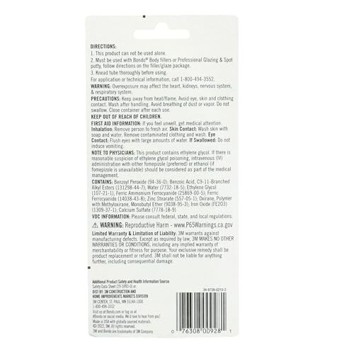 Bondo Cream Hardener. 2.75 oz Red