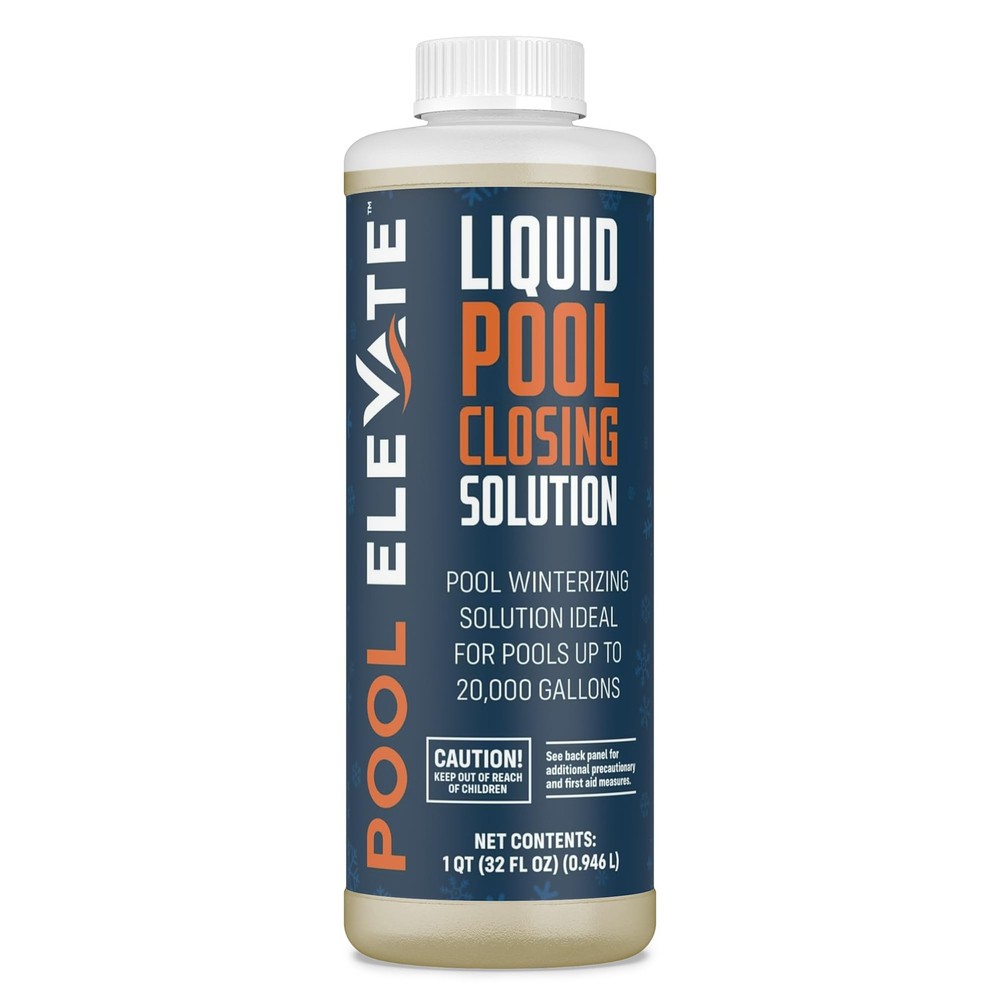 Pool Closing Solution with Natural Enzymes – 32oz Premium 32 oz, Clear
