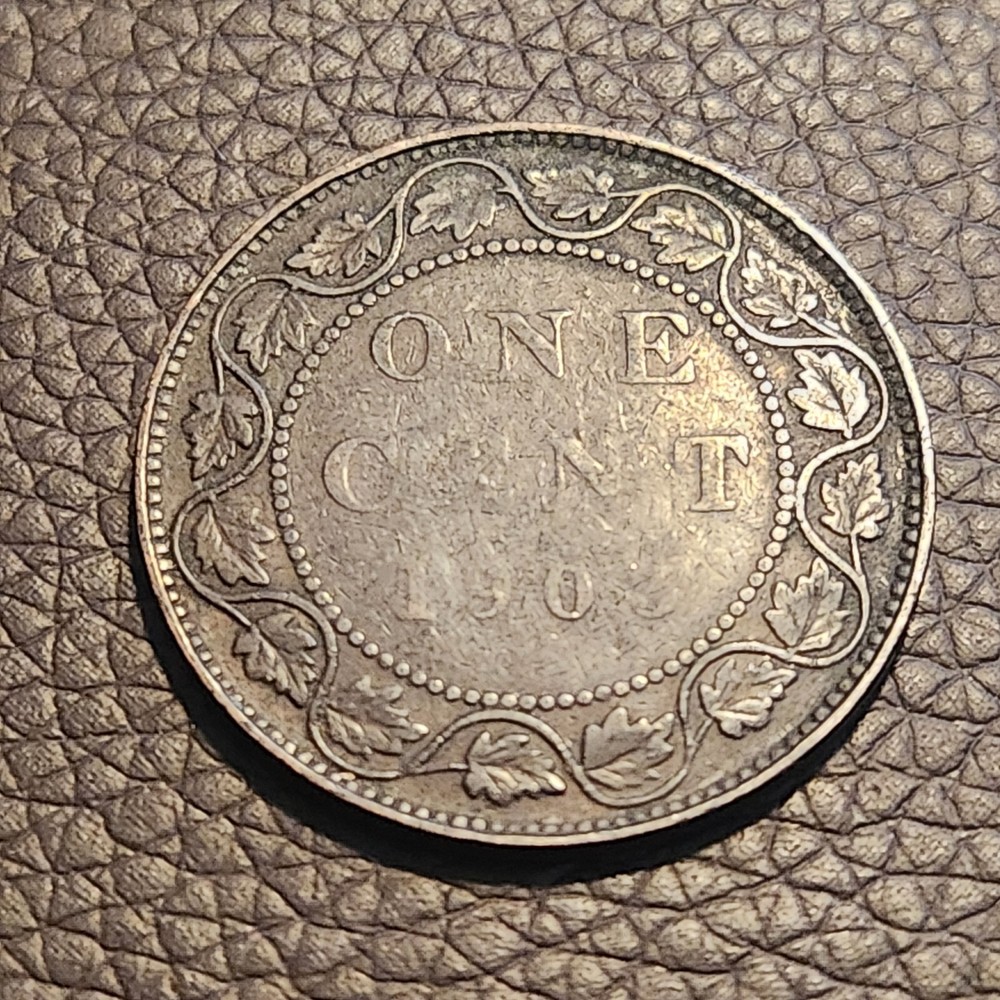 1903 Canada One Cent Edward VII Bronze