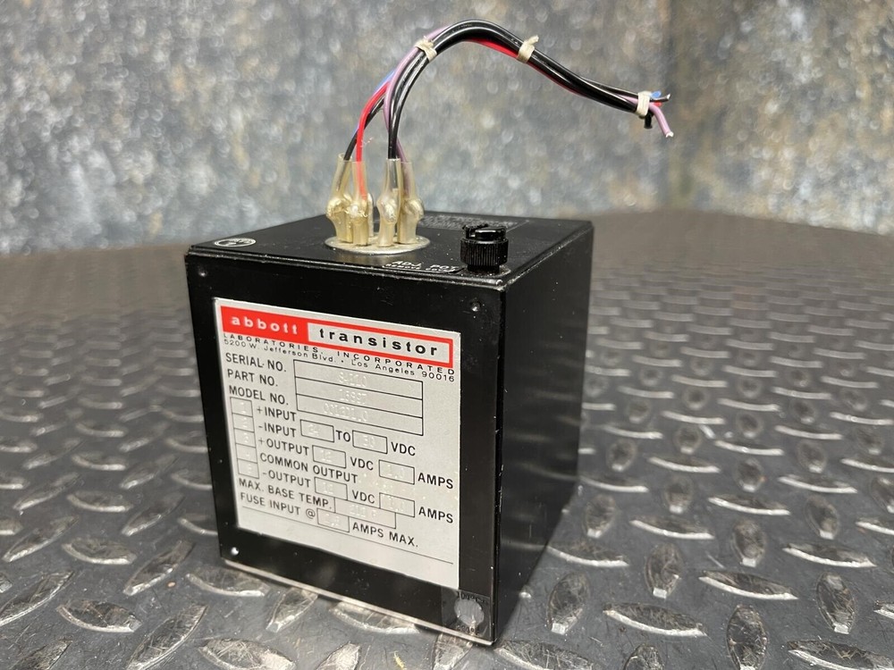 Abbott CC12D1.0 Transistor Output 12VDC 1A, Input 24 to 30 VDC