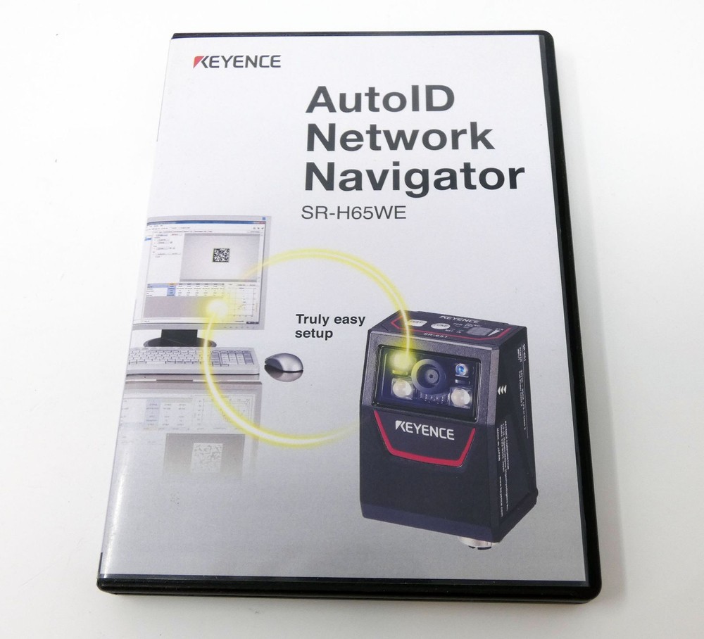 Keyence SR-650 Series SR-H65WE AutoID Network Navigator Software Kit -Unused/Original Box
