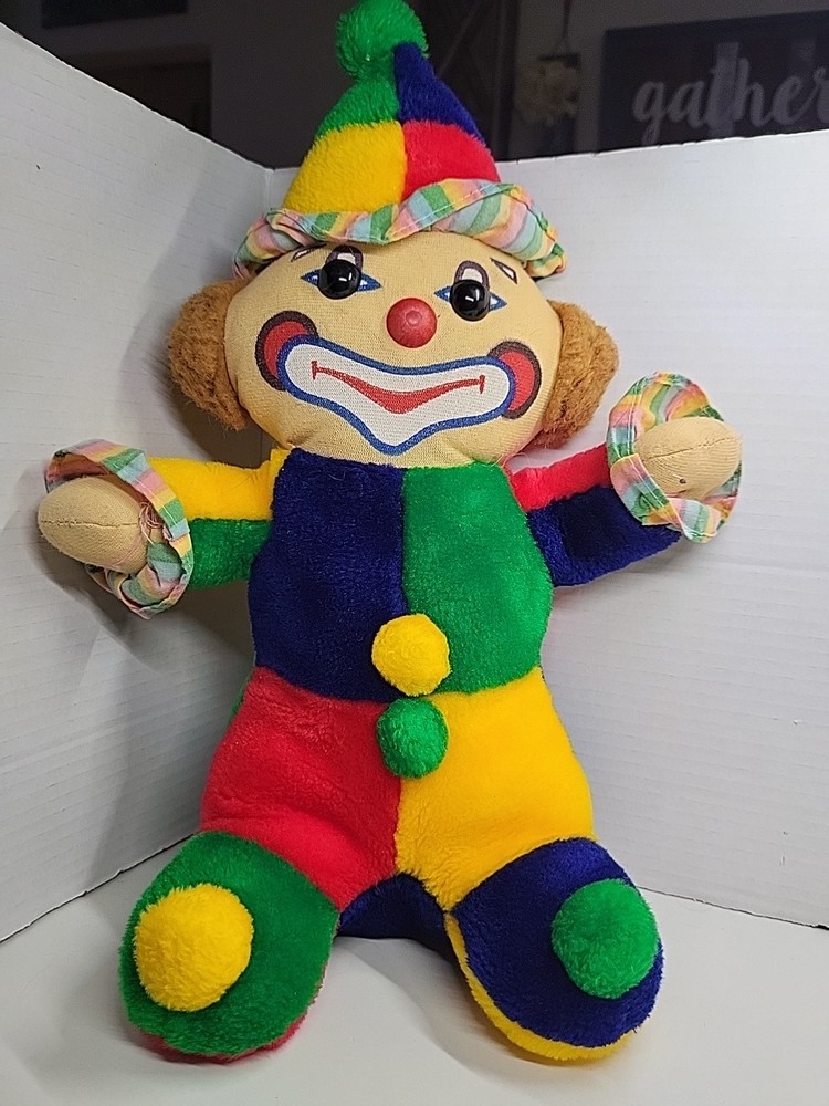 Vintage Circus Clown Doll 16"