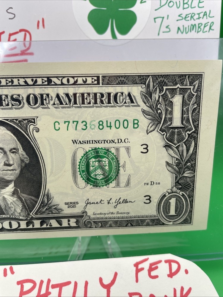 "INSUFFICIENT INK ERROR" MISSING 6’s + “OVER INK ERROR” 3’s UNCIRCULATED BEP 🧱