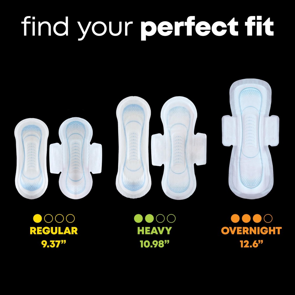 U by Kotex Clean Secure Ultra Thin Pads, Regular Absorbency, 176 Count