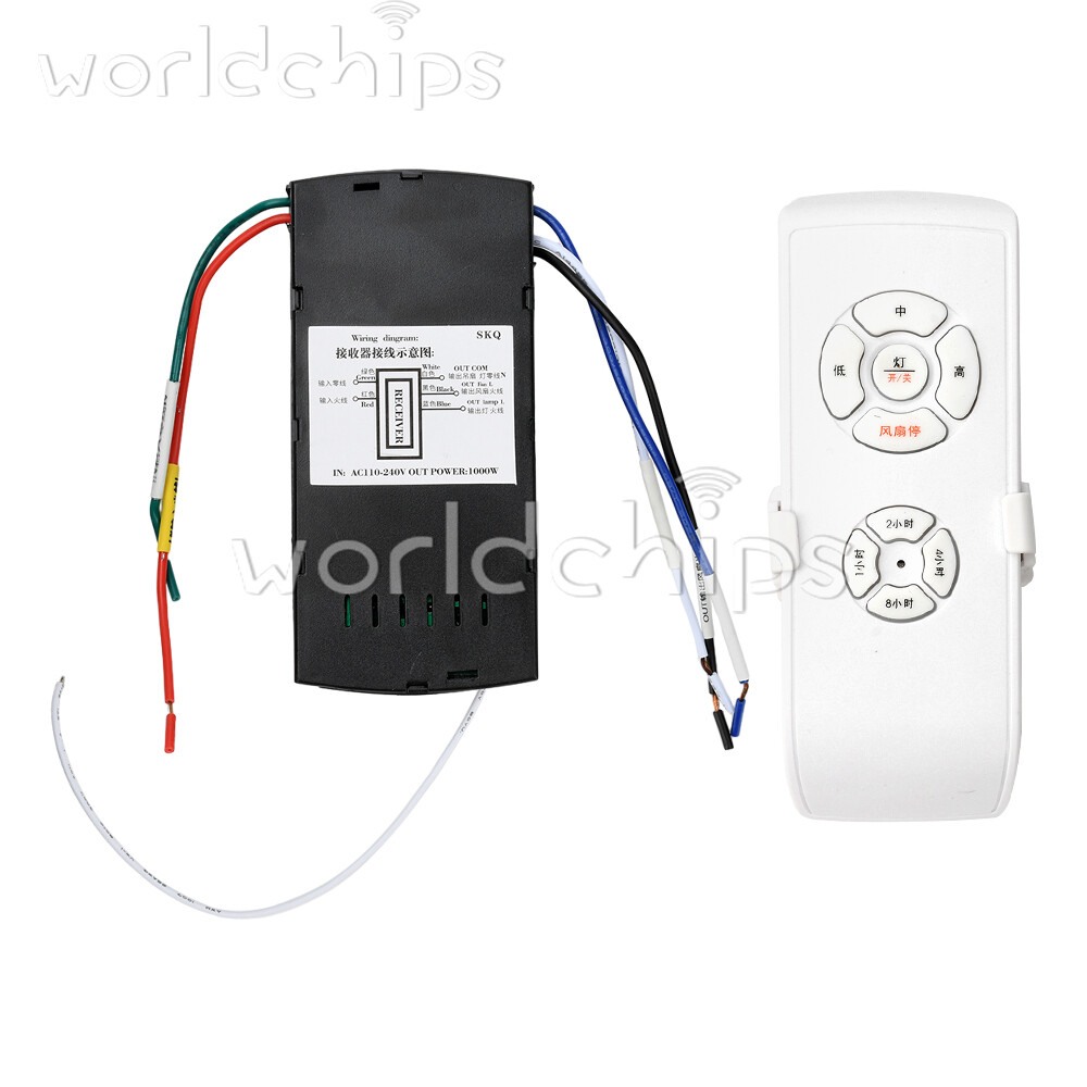 Universal Ceiling Fan Lamp Light Remote Control Receiver Fan Light Controller