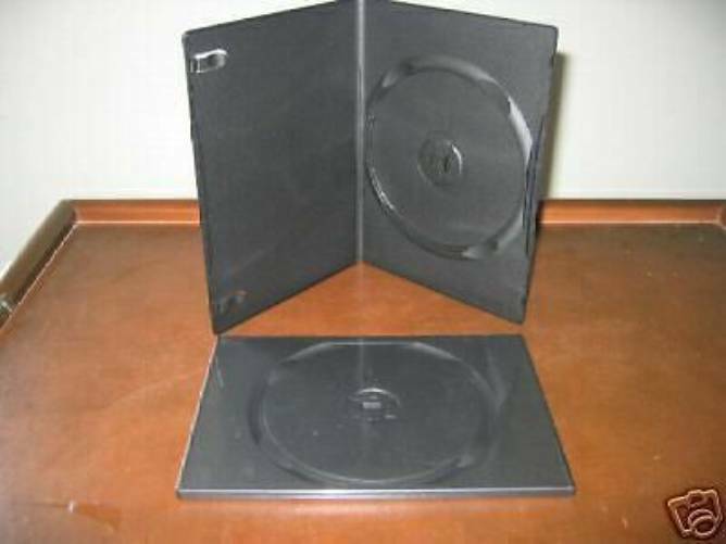 100 NEW SUPER SLIM  7mm SINGLE BLACK DVD CD CASES, PSD14