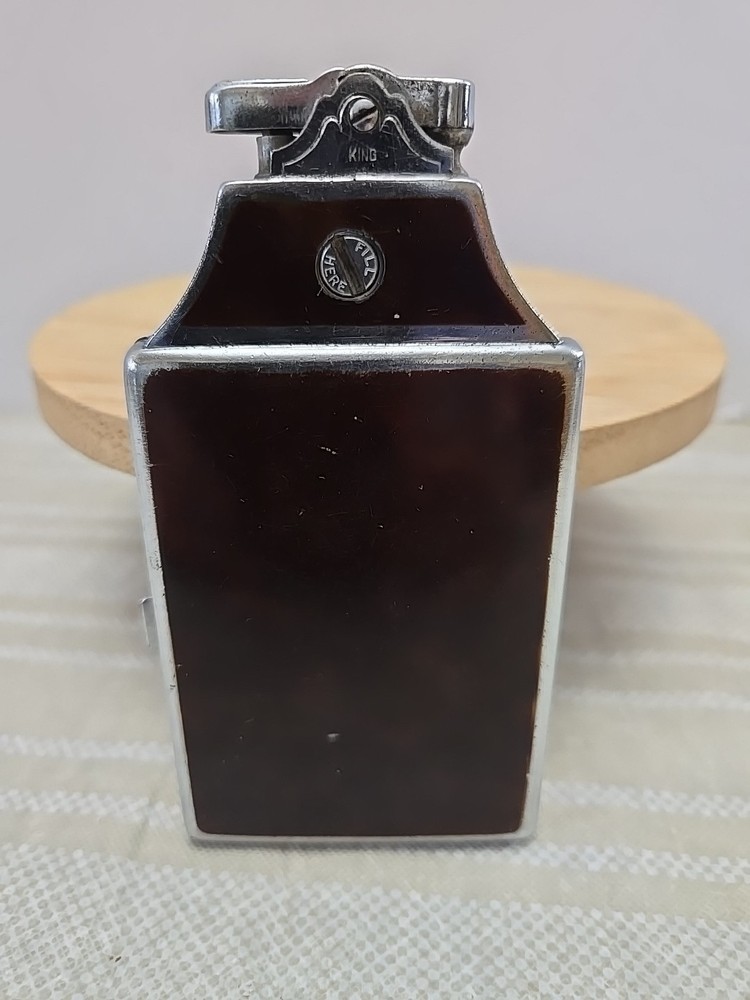 VINTAGE 1940's ART DECO RONSON MASTERCASE LIGHTER & CIGARETTE CASE
