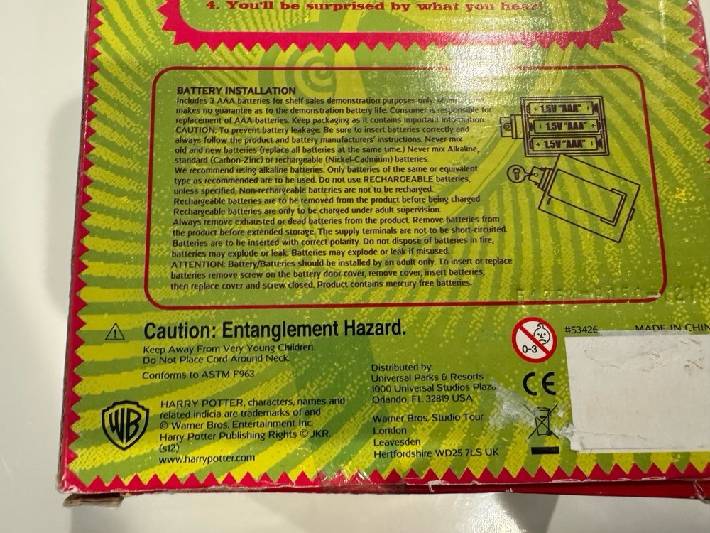 Universal Studios Extendable Ear Toy Earphone Tested -Working