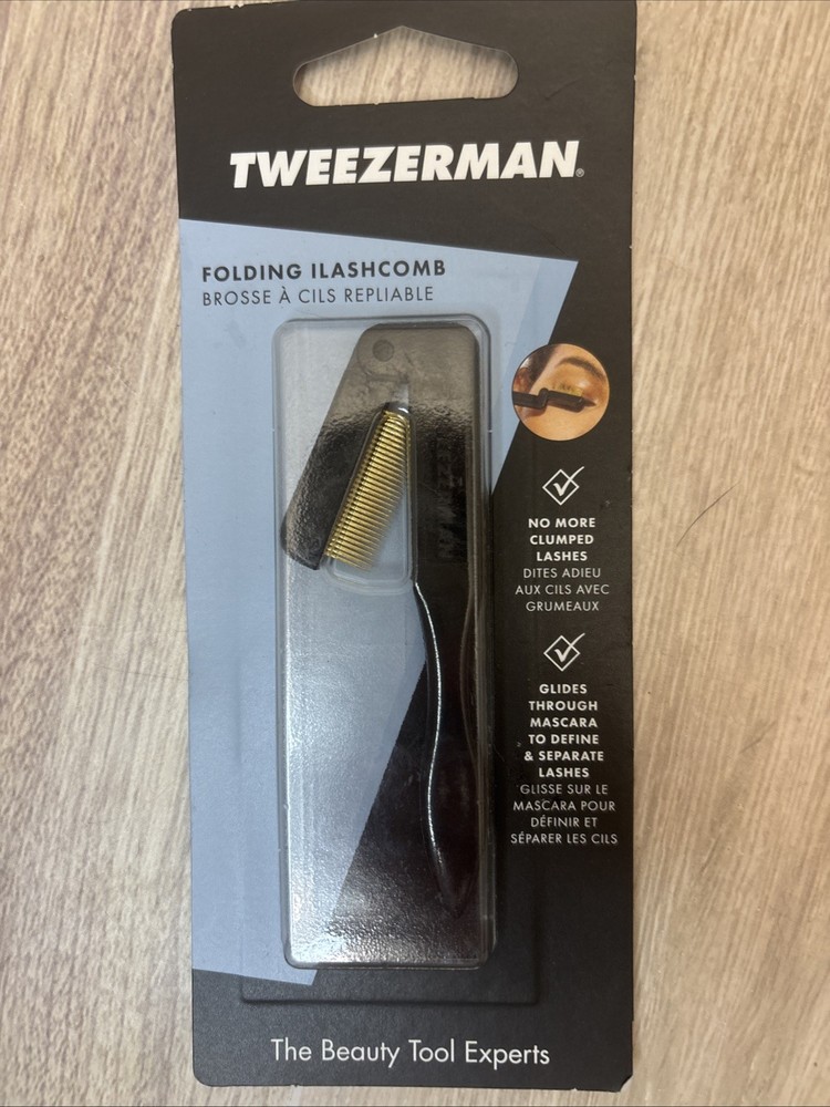 New Tweezerman Folding iLashcomb / Black