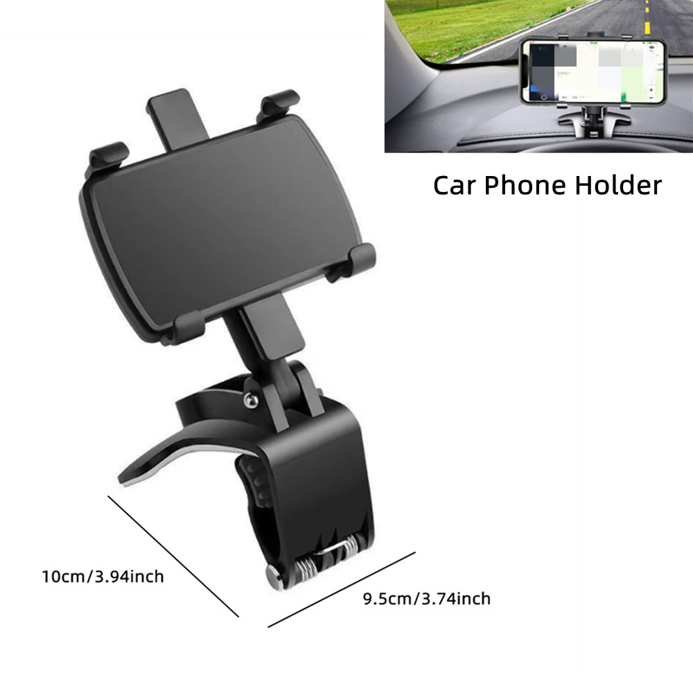 Multifunctional Car Dashboard Mobile Phone Holder 360° Rotatable Phone Holder