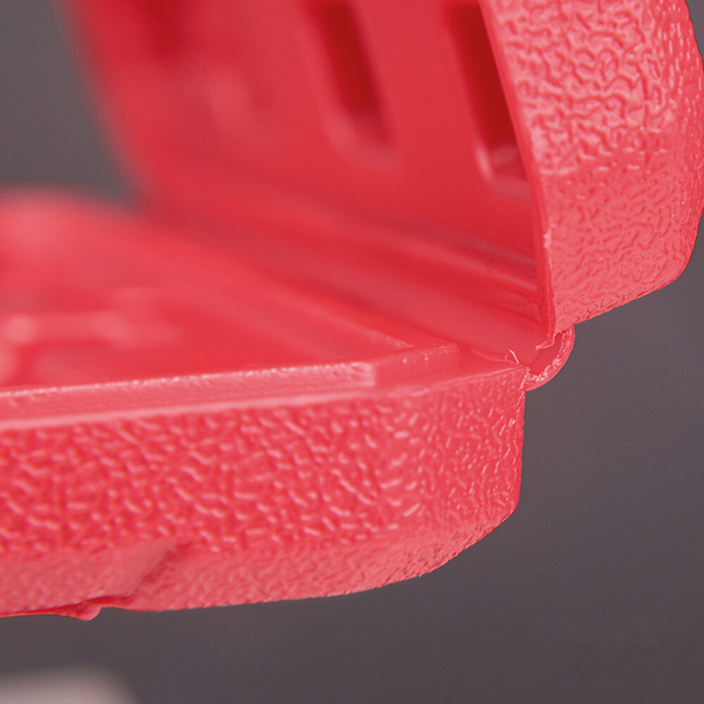 Plastic Caliper Box - Red Portable Travel Case