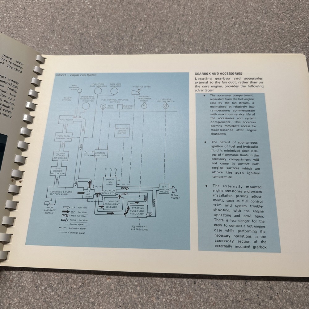 Vintage Lockheed Tri Star Engineering Description Series Propulsion Brochure