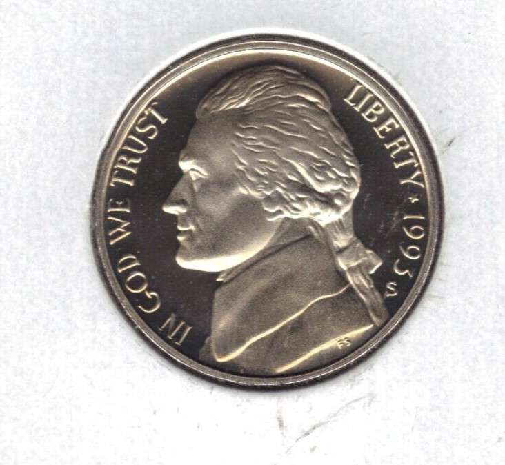 1993-S PROOF JEFFERSON NICKEL