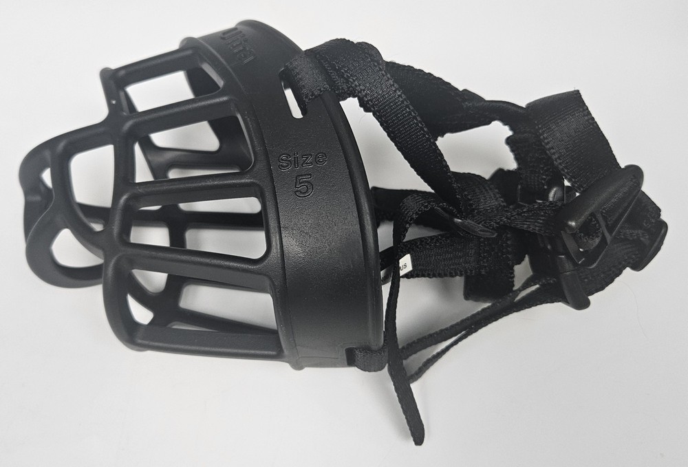 Baskerville Ultra Muzzle for Dogs, Size 5 - Black