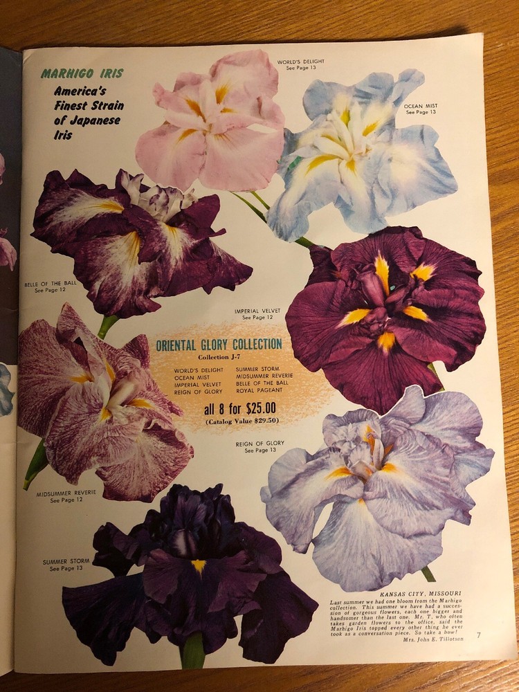 1959 Walter Marx Gardens Boring Oregon Mail Order Catalog