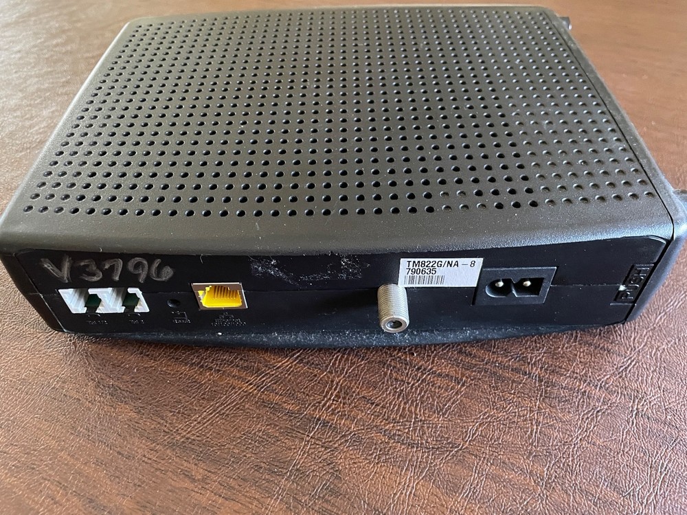 Arris Cable Modem Model TM822G Black