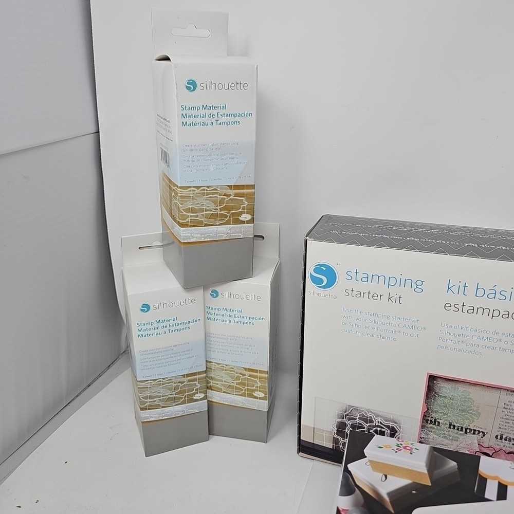 Silhouette Mint Custom Stamp Maker Machine NEW W/ EXTRAS See Description