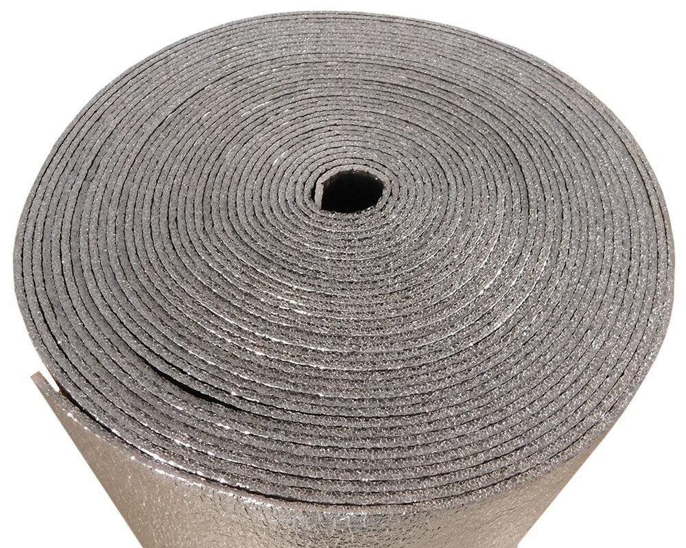 TempSHIELD-10mm 48" X 50ft Reflective Foam Core Insulation roll Foil / Black