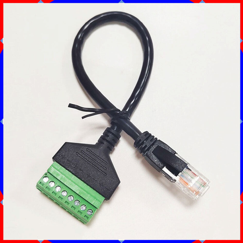 Network RJ45 Solderless fixed wiring terminal Network router extension cable PC
