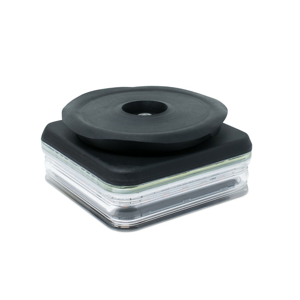 4" Square Magnet Mounted LED Warning Light With 10 Selectable Flash Patterns