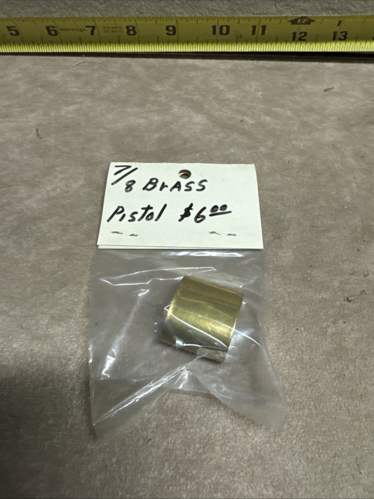 7/8 Muzzleloader Pistol Nose Cap Brass