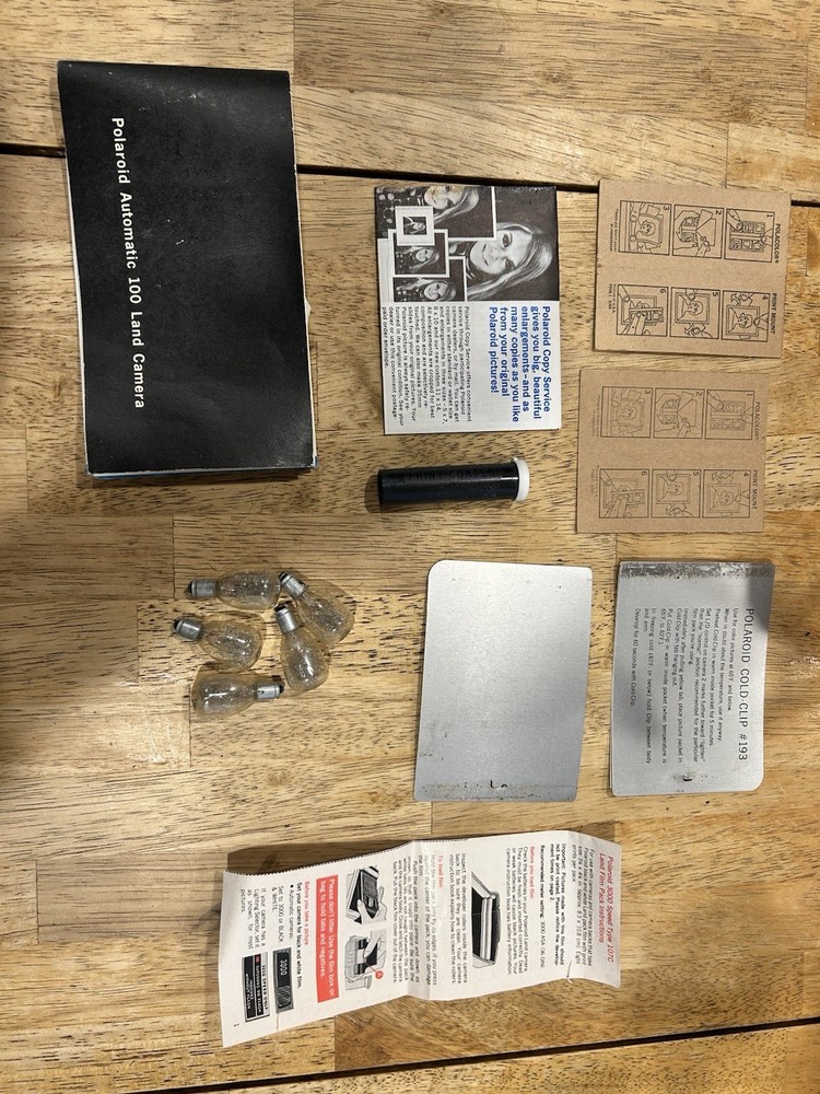 polaroid automatic 100 Land camera accessories