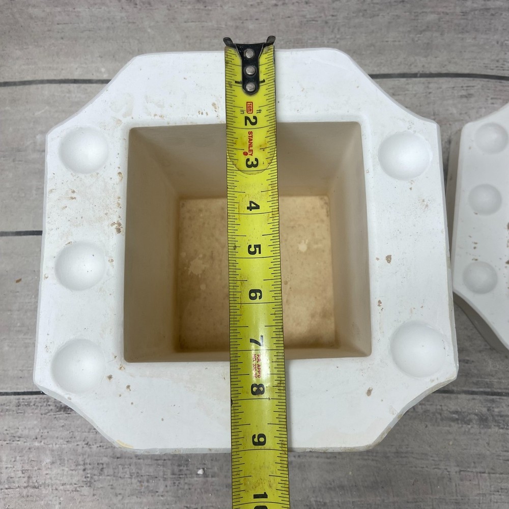 Holland Ceramic Casting Mold Square Pot Planter #H1849