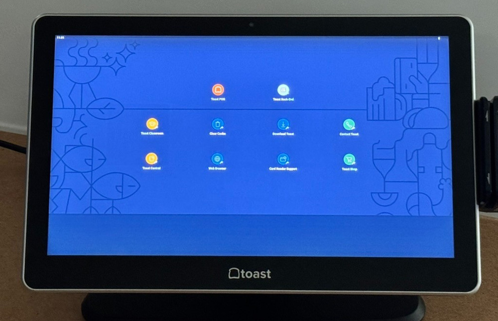 Toast Flex 14” POS Terminal TT203 – Tested & Working – Restaurant System – Fast