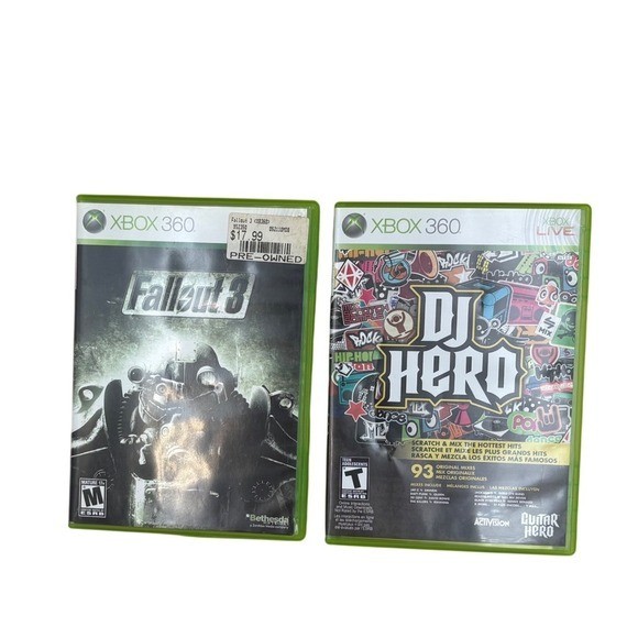 Xbox 360 Fallout 3 & DJ Hero Game Bundle Disc Only