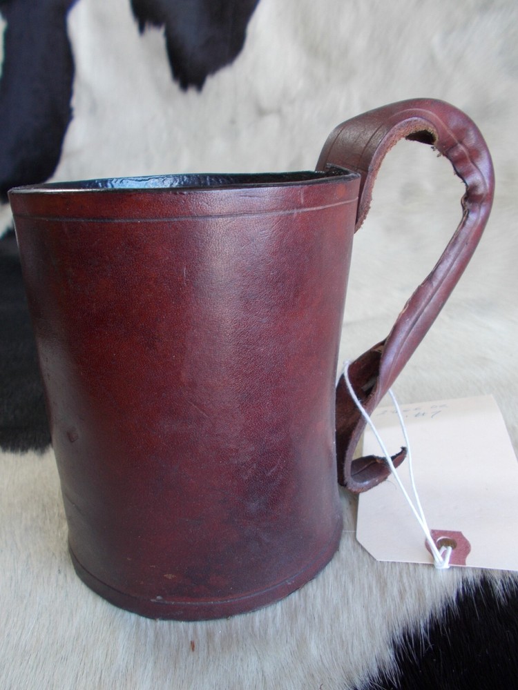 Leather Mug HAND MADE in U.S.A.