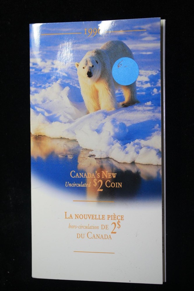 1996 $2 CANADA POLAR BEAR COIN