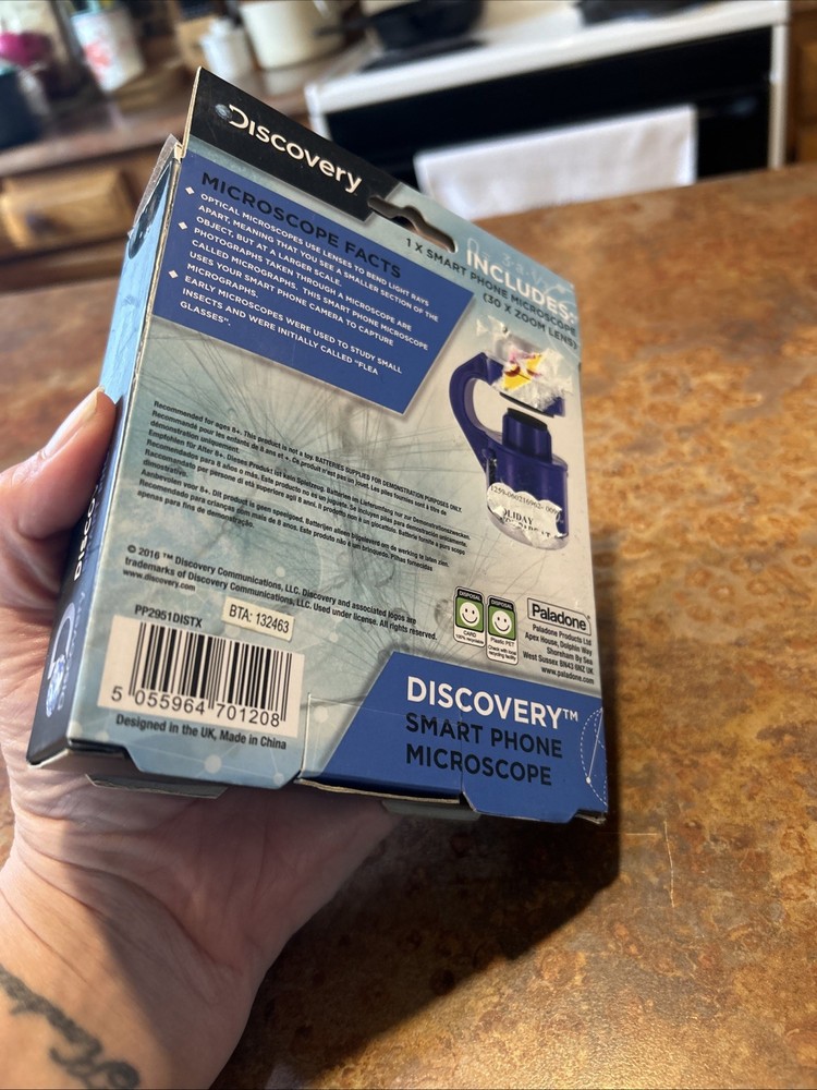 Discovery Smart Phone Microscope 30x Zoom Lens