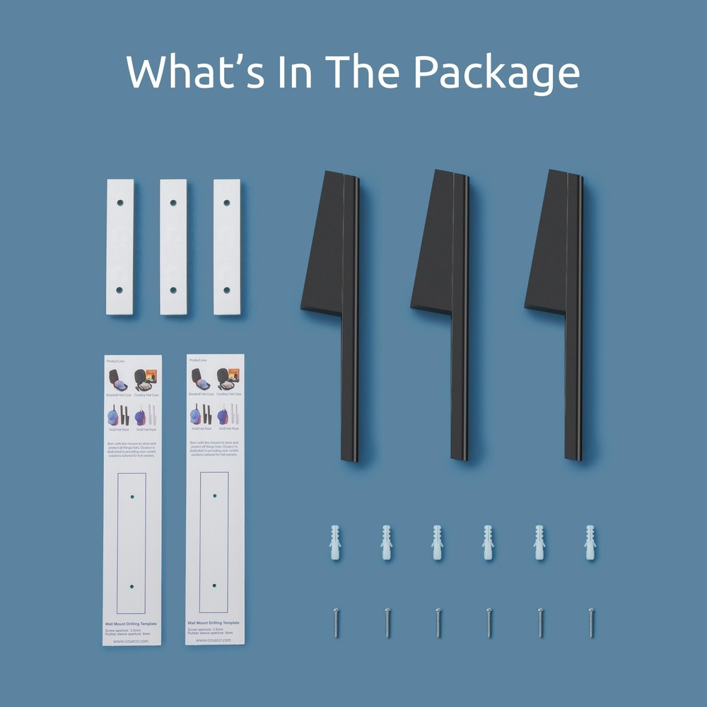 Hat Hook for Baseball Caps – Wall Mounted Vertical Hat Holder, Multi-Purpose ...