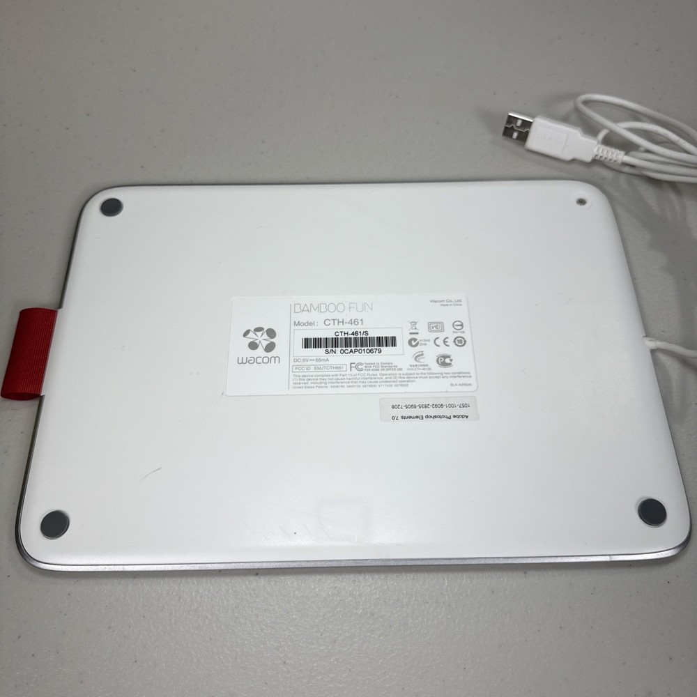 Wacom Bamboo Fun - CTH-461 USB Graphics Drawing Tablet Tested Working