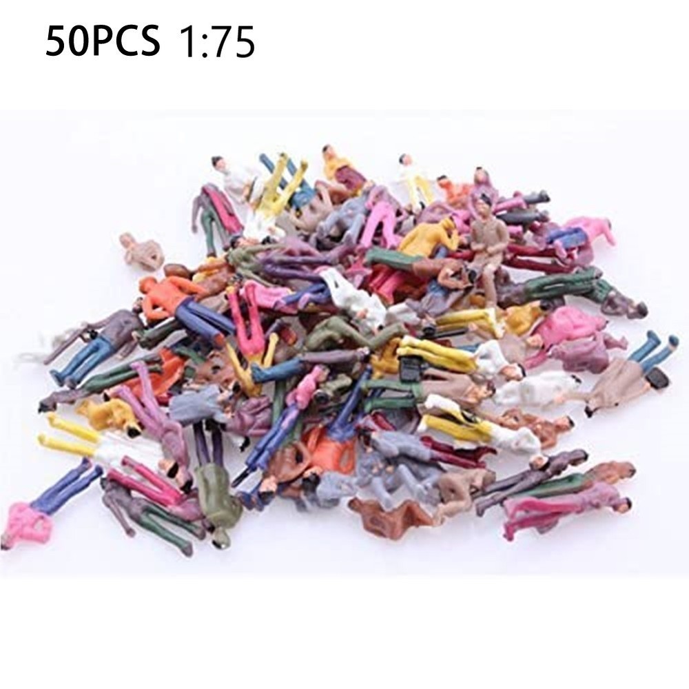 People Model 50 PCS/package 50Pcs Figures Mixed Batch Multicolor Scale