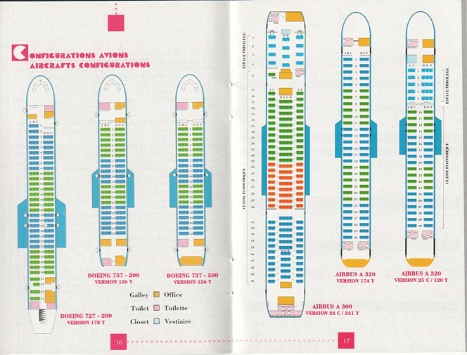 Tunisair timetable 1997/10/26