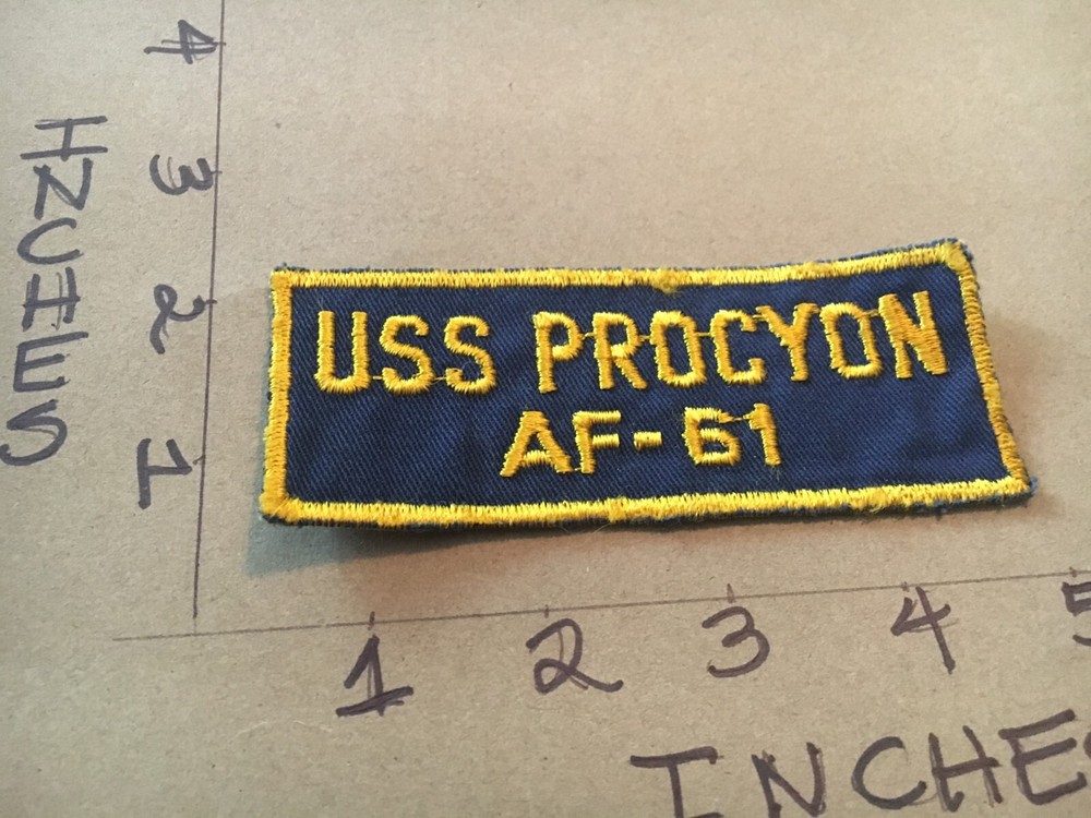 US Navy USS Procyon AF-61 Hat Patch 5/20/25