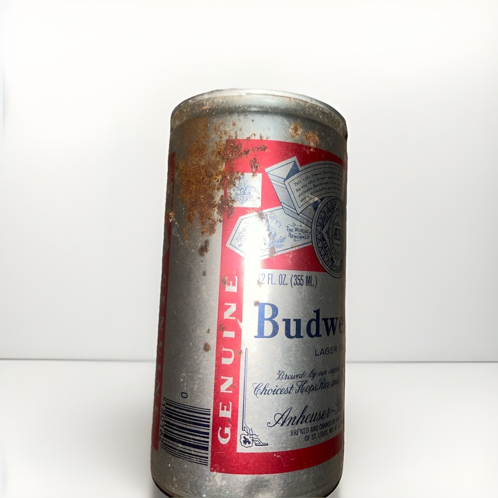 Rare Vintage Budweiser Test Can Air Filled EMPTY