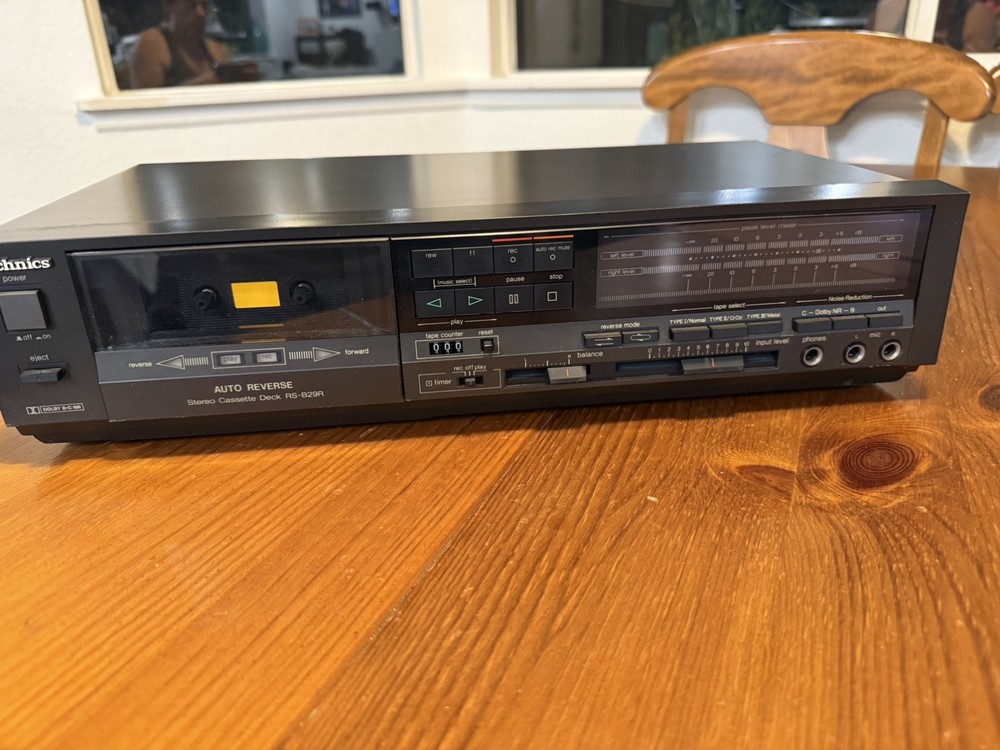 Technics RS-B29R Stereo Cassette Deck Auto Reverse Dolby-Tested Powers On & Runs