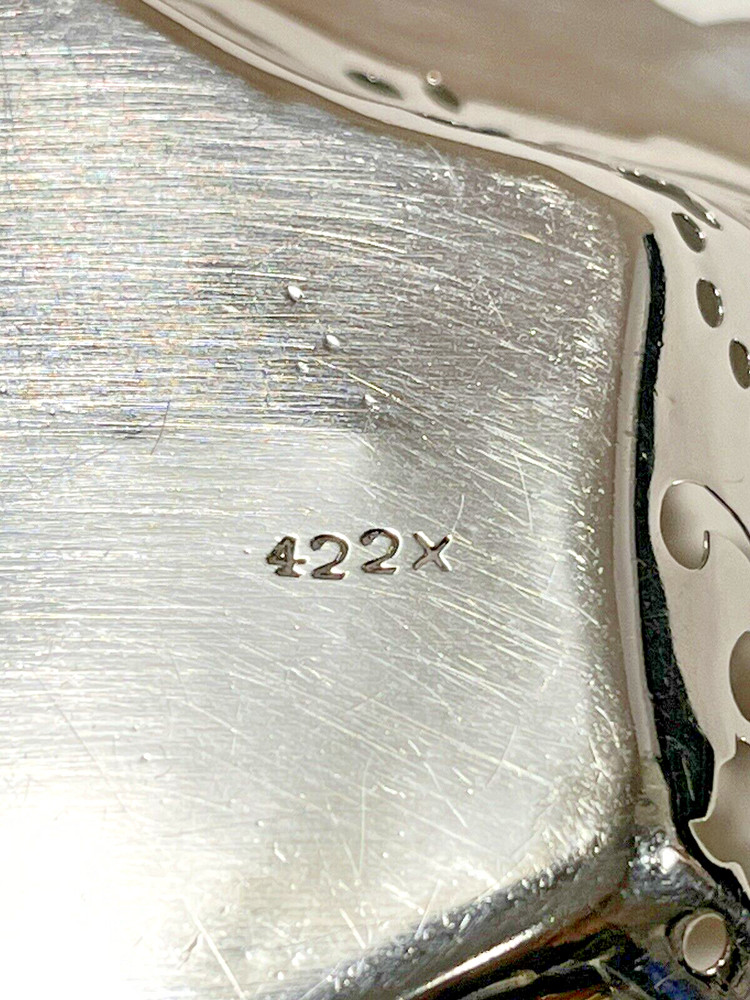 Sterling Silver Oval Dish Roger William Silver Co. 126 Gr. Circa 1900's