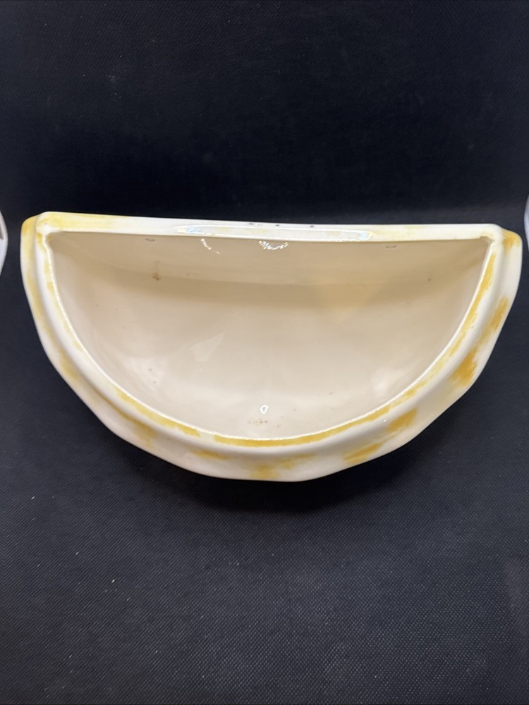 Ceramic Basin Wall Decor Mid Century 1950s Grapevine Pattern