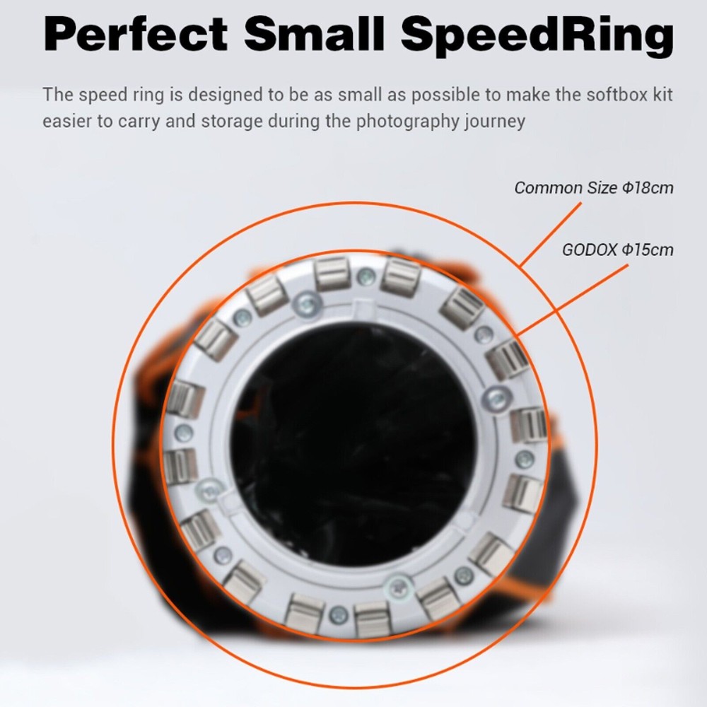 US Godox QR-P90 Quickly Release Parabolic Deep Bowens Flash Softbox / Diffusers