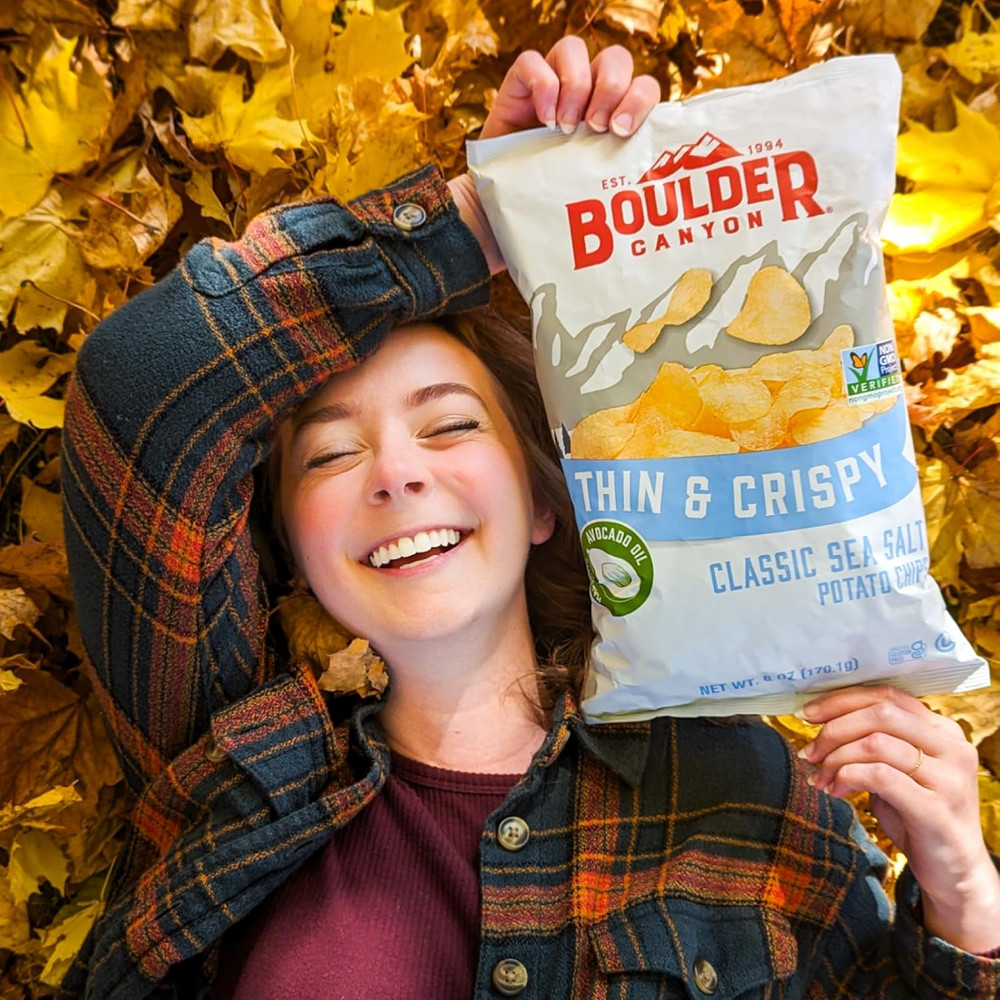 Thin & Crispy Classic Sea Salt Potato Chips, 6 OZ