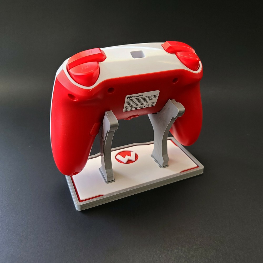 Custom Super Mario Themed stand for Nintendo Switch Pro / PowerA Controllers