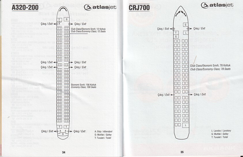 Atlasjet timetable 2005/11/12