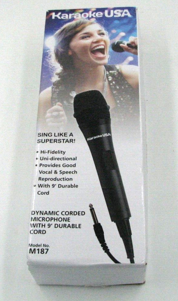 KARAOKE USA M187  Dynamic Microphone