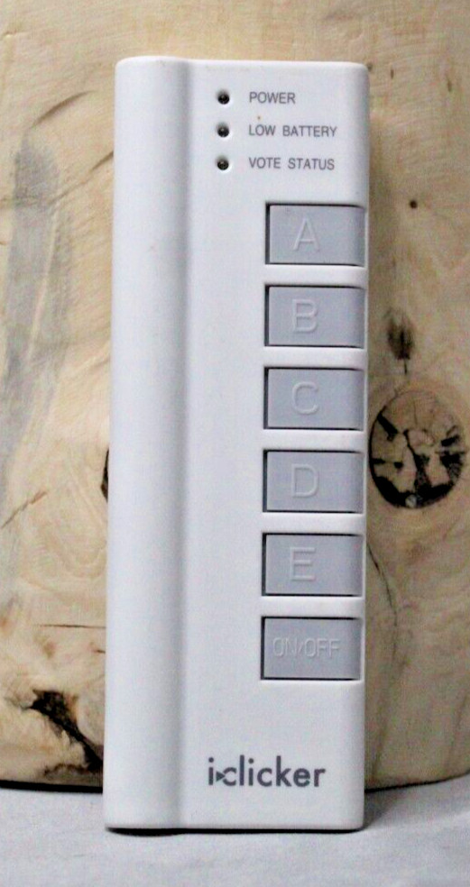 Iclicker 1st Generation Student Classroom Response Remote Radio Frequency