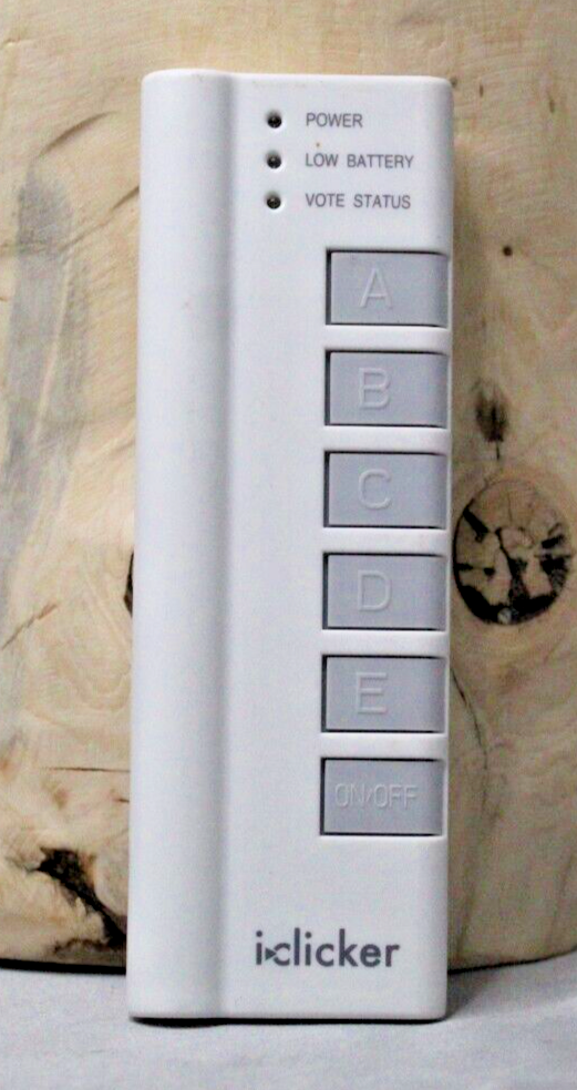 Iclicker 1st Generation Student Classroom Response Remote Radio Frequency